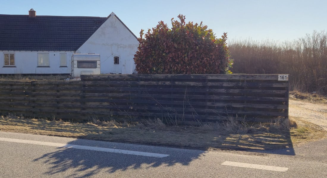 Randersvej 161 hvor Poul Lemmer blev fundet i 1913. Randersvej 161 hvor Poul Lemmer blev fundet i 1913.