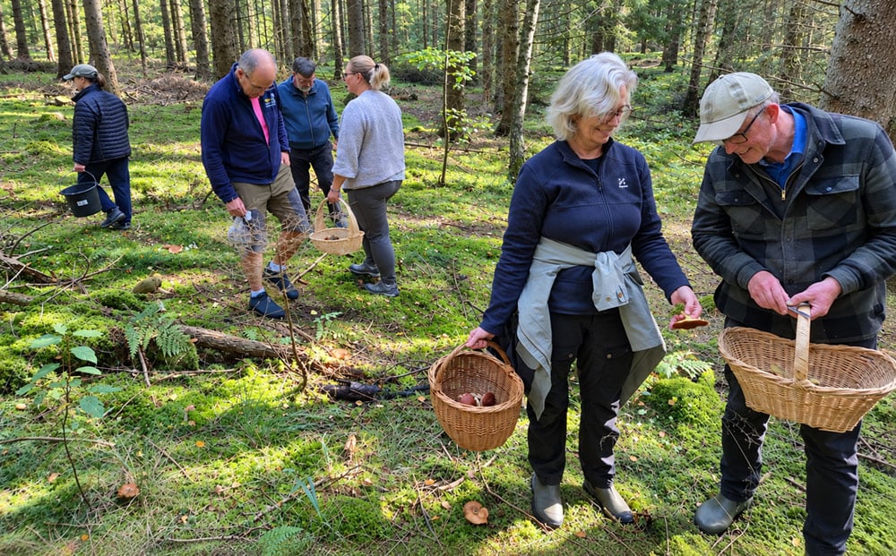 Karlby Borgerforening på svampetur