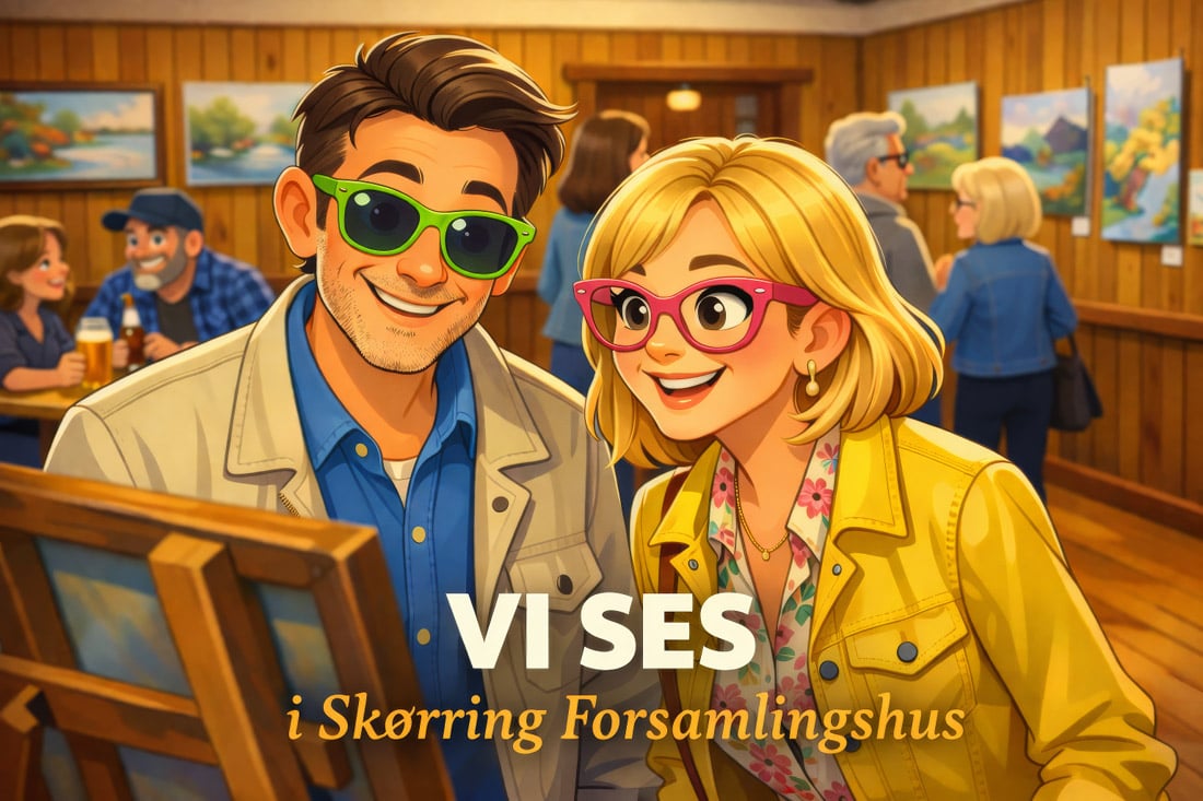 Skørring forsamlingshus - kunstudstilling